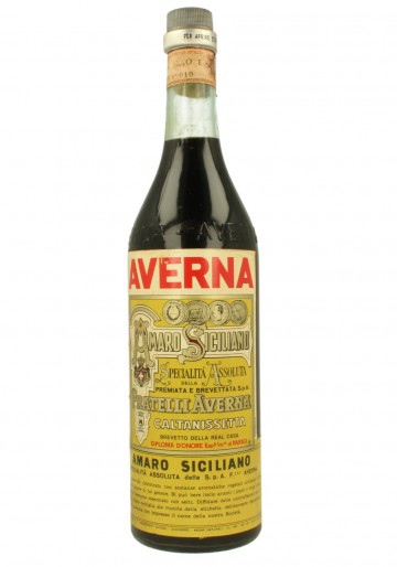 AMARO AVERNA  100CL 34% BOTTLED IN THE 70'S 