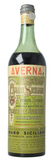 Amaro Averna 1940-1950 bottled circa 100cl very very rare