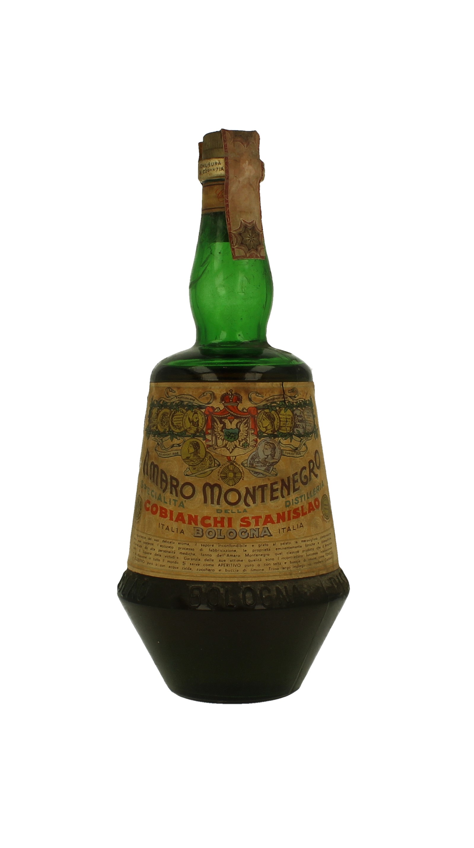 Amaro Montenegro Bot 60/70's maybe 50's 100cl - Products - Whisky Antique,  Whisky & Spirits