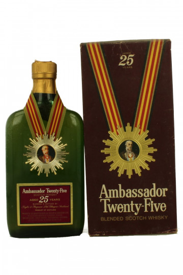 AMBASSADOR Blended 25 Years Old Bot. in the 70's 75cl 43% OB  -