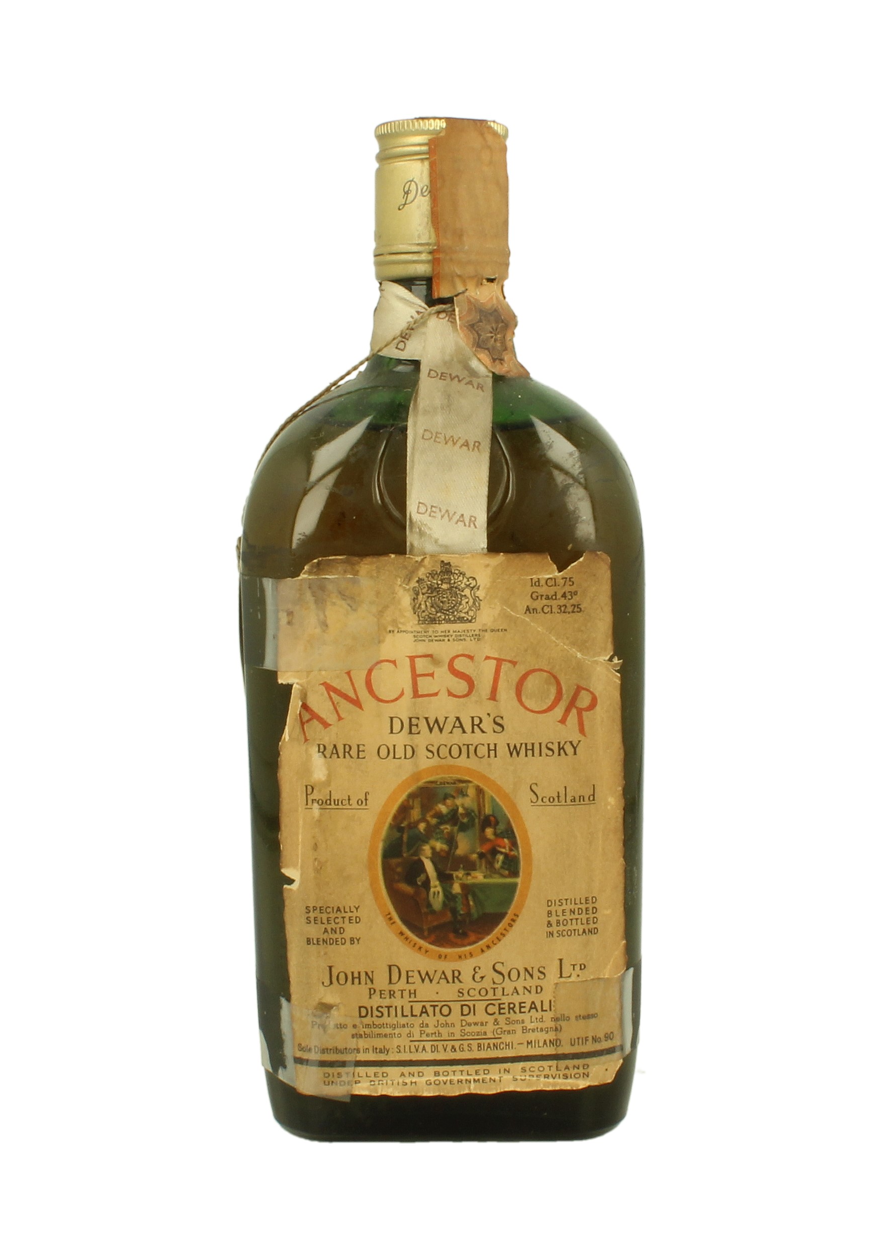 わいDewar's De Luxe Ancestor 760ml 43% Dewar's Ancestor Rare Old Blended Scotch Whisky, Scotland