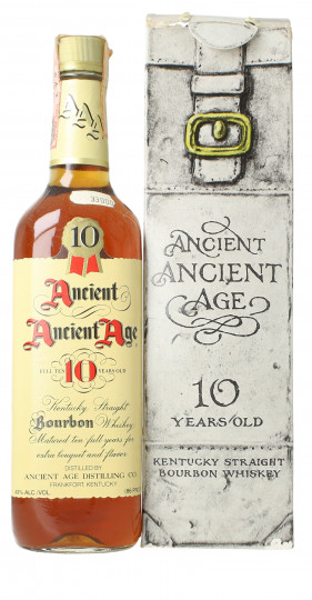 Ancient Age  Kentucky Straight  Bourbon Whiskey 10 year old - Bot. in The 70's 75cl 43% OB-