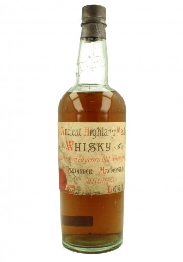 ANCIENT HIGHLAND MALT Bot.around 1900 75cl McDonald