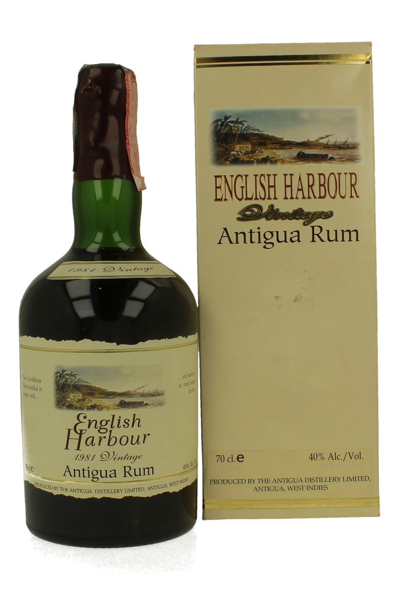 ANTIGUA English harbour Antigua 1981 70cl 40 Rum Products Whisky