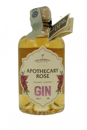 Apothecary Rose  Gin 50cl 39% Secret Garden -Old Curiosity Handcrafted Rosa Officinale