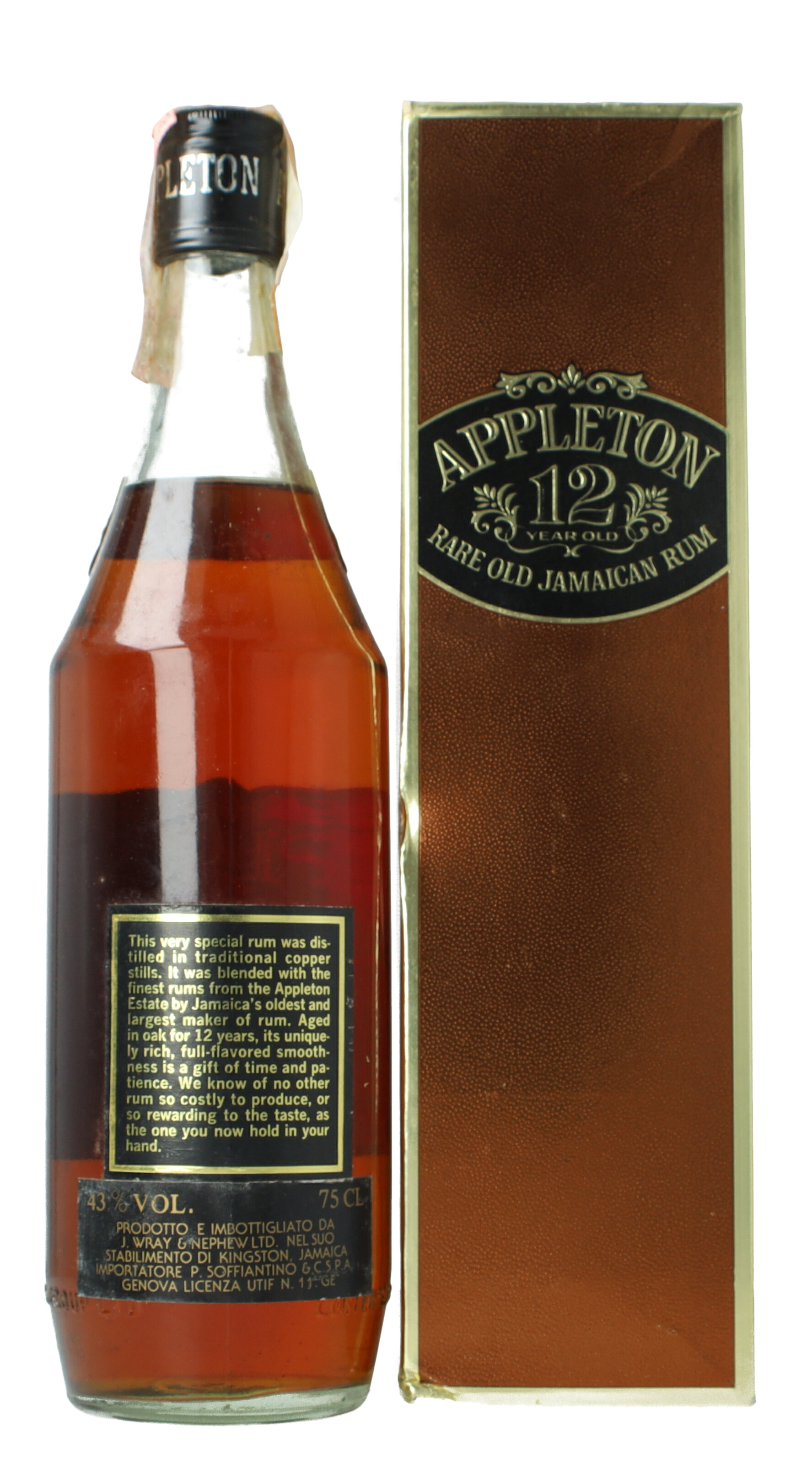 APPLETON ESTATE Jamaican Rum 12 Year old Bot.70's 75cl 43% OB ...