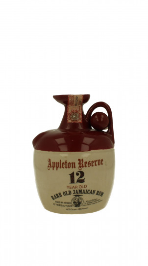 Appleton Reserve 12 Years Old - Bot.70-80's 75cl 43% OB JAMAICA RUM - J. WRAY & NEPHEW- Ceramic decanter