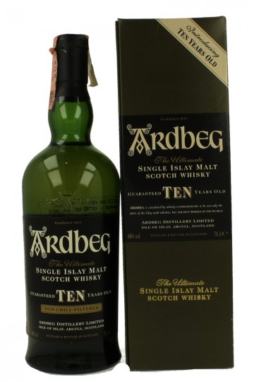 ARDBEG 10 years old 70cl 46% introducing ten