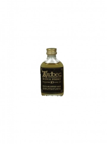 ARDBEG 10YO 5CL VERY RARE MINIATURES FLAT 