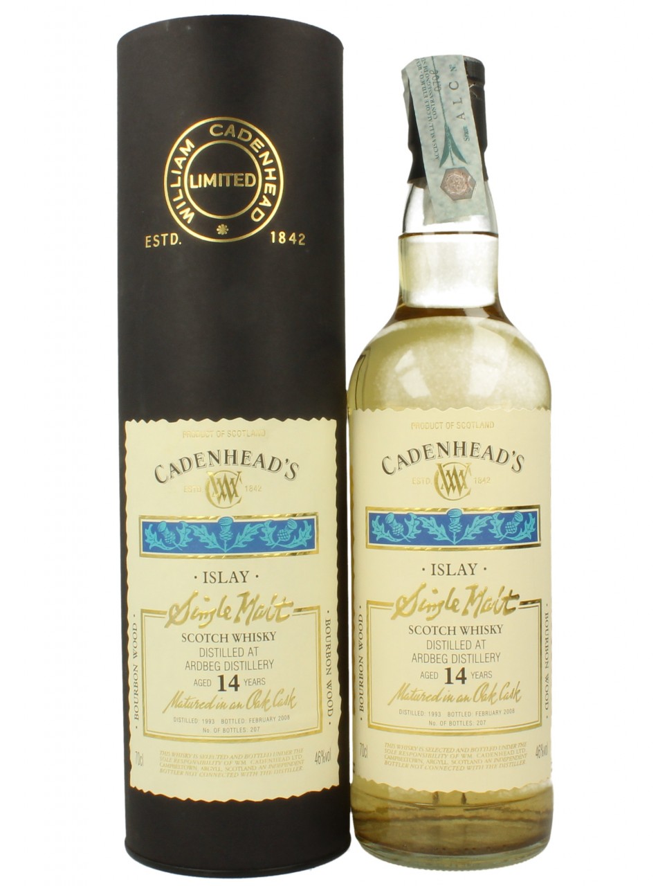 ARDBEG 14yo 1993 2007 70cl 46% Cadenhead's - Products - Whisky