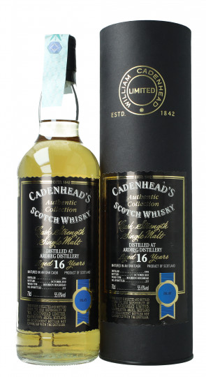 ARDBEG 16 years old 1994 2010 70cl 55.6% Cadenhead - Authentic  Collection
