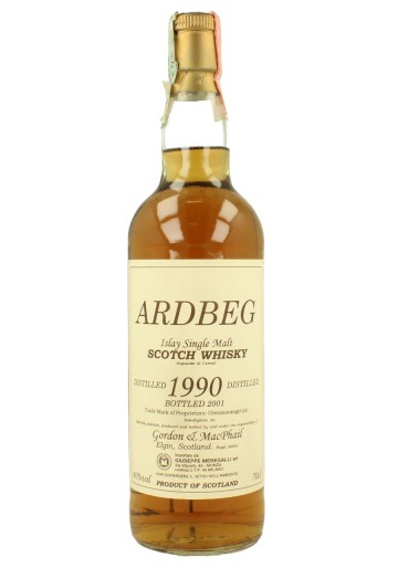 ARDBEG 1990 2001 70cl 40% Gordon MacPhail