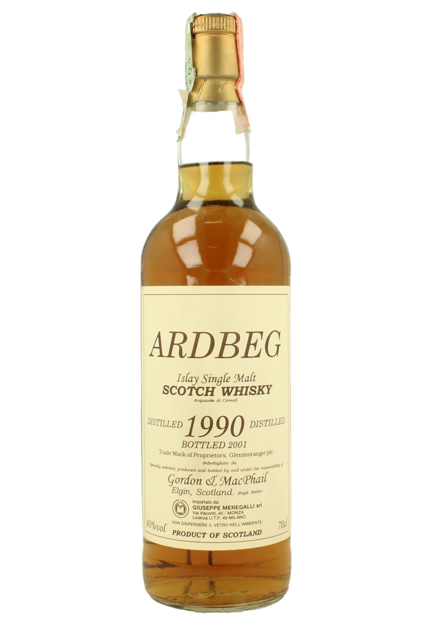 ARDBEG 1990 2001 70cl 40% Gordon MacPhail - Prodotti - Whisky