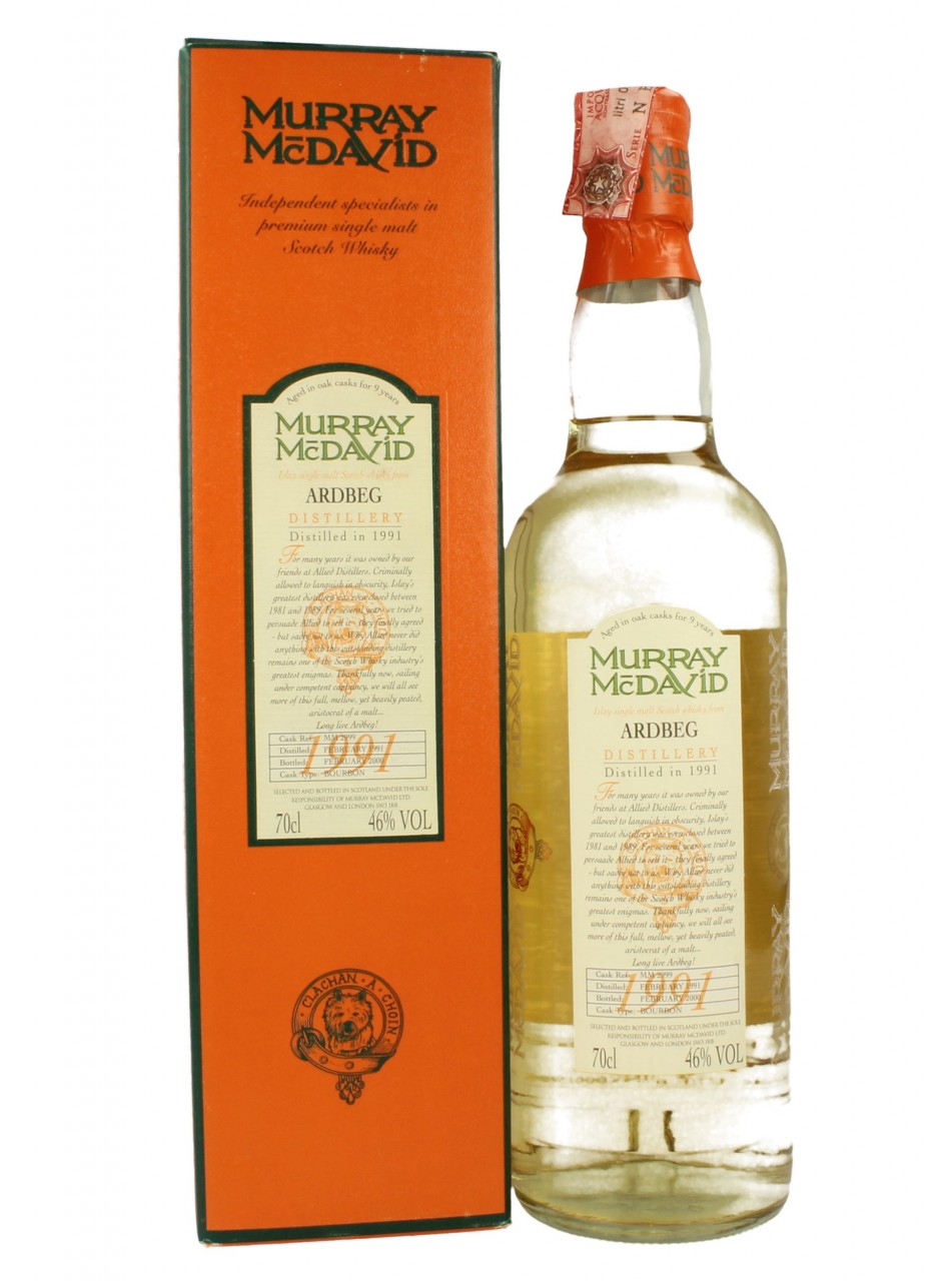ARDBEG 1991 2000 70cl 46% Murray McDavid #2999 - Products - Whisky