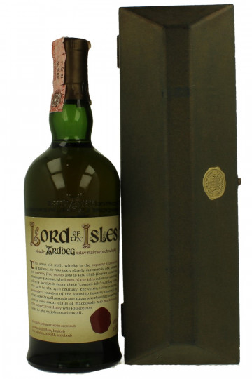 ARDBEG 25yo 70cl 46% LORD OF THE ISLES NOT perfect label and box