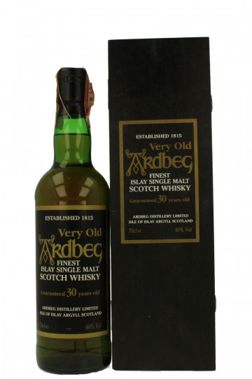 ARDBEG 30yo 70cl 40% ob-Wood Box