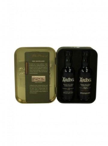 ARDBEG 5CL 2 MINIATURES SET 10-17 YO