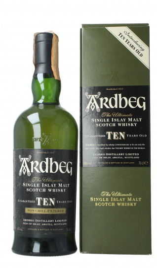 ARDBEG Islay Scotch Whisky 10 year old 70cl 46% Introducing Ten