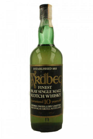 ARDBEG  Islay Scotch Whisky 10 Years Old - Bot.70's-80's 75cl 40% OB-