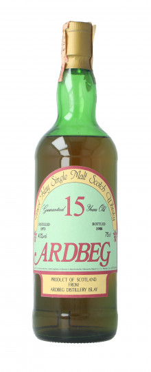 ARDBEG Islay Scotch Whisky 15 Year Old 1973 1988 75cl 43% Sestante  -