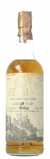 ARDBEG Islay Scotch Whisky 18 Year Old 1972 1991 75cl 58.9% Dun Eideann -Cask 3444