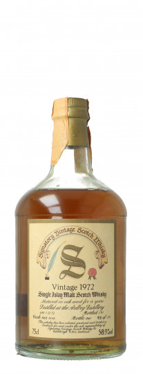 ARDBEG Islay Scotch Whisky 18 Years Old 1972 1991 75cl 58.9% Signatory  - cask 3444