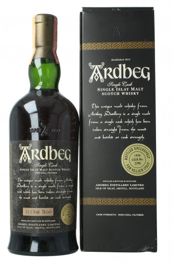 ARDBEG Islay Scotch Whisky 1976 2002 70cl 53.5% For velier cask 2396