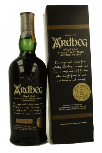 ARDBEG  Islay Scotch Whisky 1976 70cl 53.5% OB- cask 2396 for Velier Sherry Butt