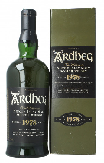 ARDBEG   Islay Scotch Whisky 1978 1998 70cl 43% OB-
