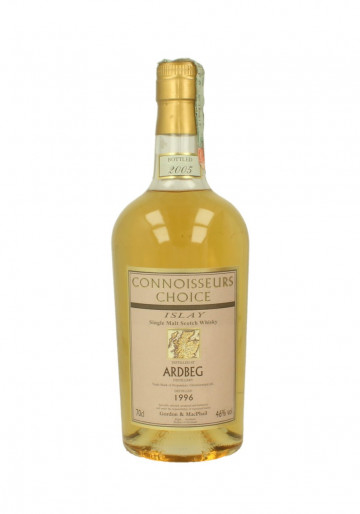 ARDBEG   Islay Scotch Whisky 1996 2005 70cl 46% Gordon MacPhail - Connoiseur Choice