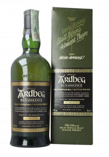 ARDBEG Islay Scotch Whisky 1998 2008 70cl 55% RENAISSANCE