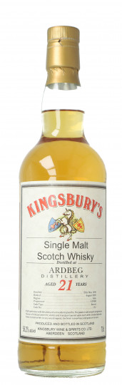 ARDBEG Islay Scotch Whisky 21 Year Old 1999 2020 70cl 58.2% Kingsbury -cask 131