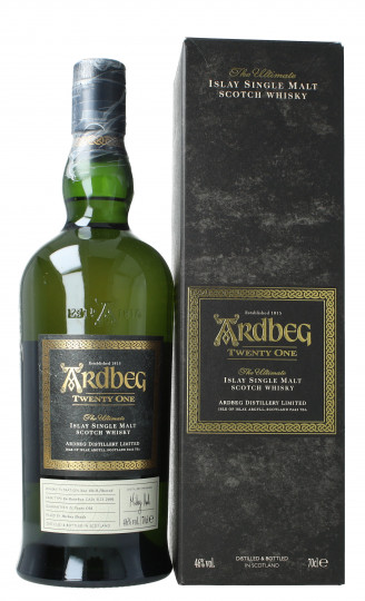 ARDBEG Islay Scotch Whisky 21  year old 70cl 46% OB-
