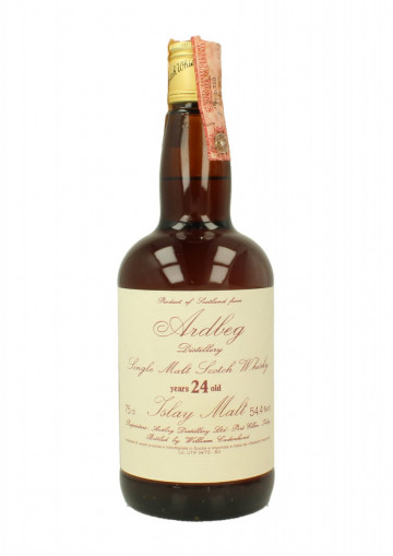 ARDBEG Islay Scotch Whisky 24 year OLD 1965 1989 75cl 54.4% Cadenhead's - Dumpy for Sestante
