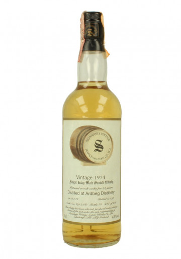 ARDBEG   Islay Scotch Whisky 24 year old 1974 1998 70cl 43% Signatory #659+661