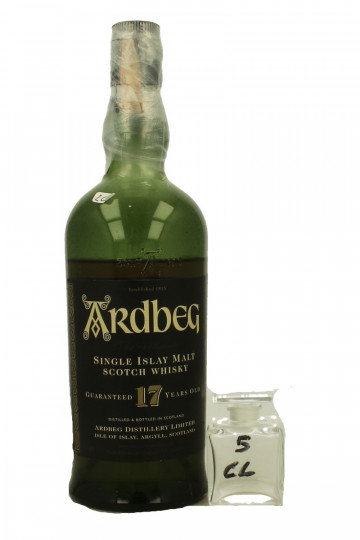 Ardbeg SAMPLE 17 Years old 5cl 40% SAMPLE 5 CL AMAZING WHISKY  !!!! IS NOT A FULL BOTTLE BUT SAMPLE