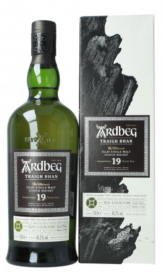 ARDBEG Traigh Bhan  Islay Scotch Whisky 19 Year Old 70cl 46.2% OB-  Batch TB 01-15.03.00 /19Mh