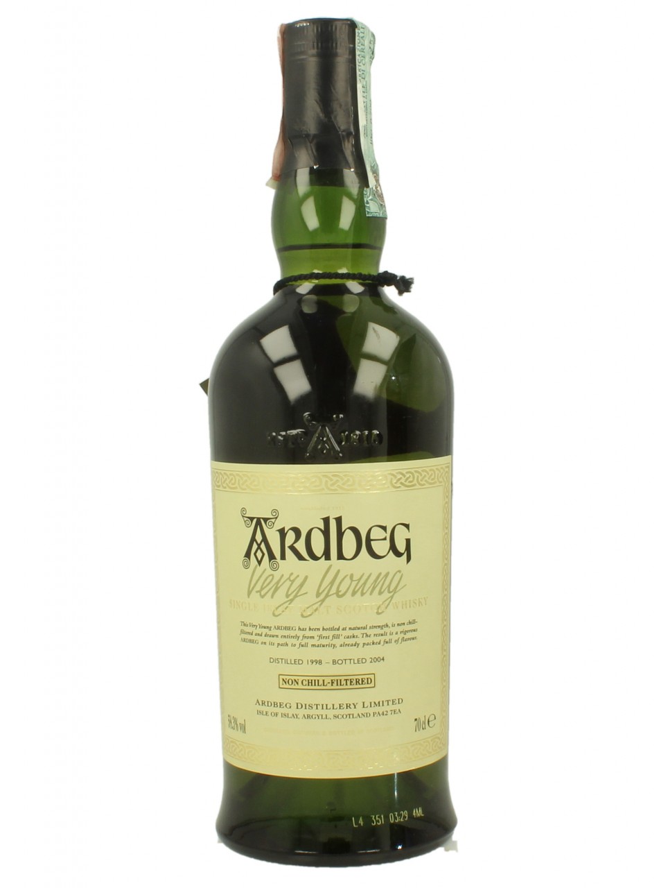 ARDBEG Very Young 1998 2004 70cl 58.3% OB - Products - Whisky