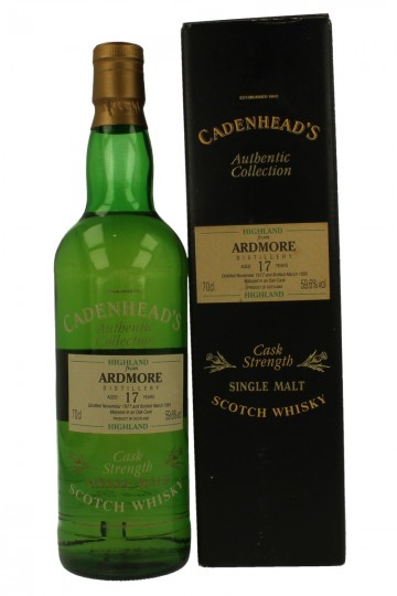ARDMORE 17yo 1977 1995 70cl 59.6 % Cadenhead's -Authentic Collection
