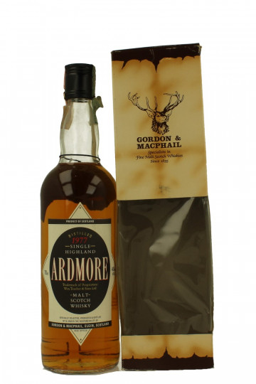 ARDMORE 1977 Bot.90's 70cl 40% Gordon MacPhail