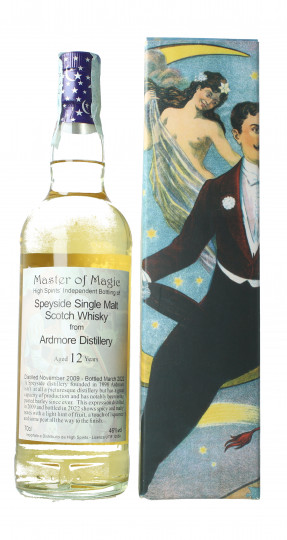 Ardmore Highland Scotch Whisky 12 year old 2009 2022 70cl 46% High Spirits  -Master of magic