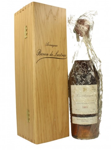 ARMAGNAC BARON DE LUSTRAC 1893 70CL 40% VERY RARE BOTTLE