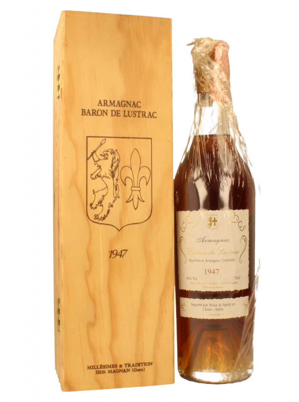ARMAGNAC BARON DE LUSTRAC 1947 75CL 40% - Products - Whisky