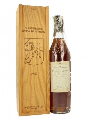 ARMAGNAC BARON DE LUSTRAC 1960 70CL 40%