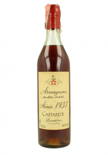 ARMAGNAC CASTAREDE 1937 BOTTLED IN THE 80'S 70 CL 40% LAVARDAC