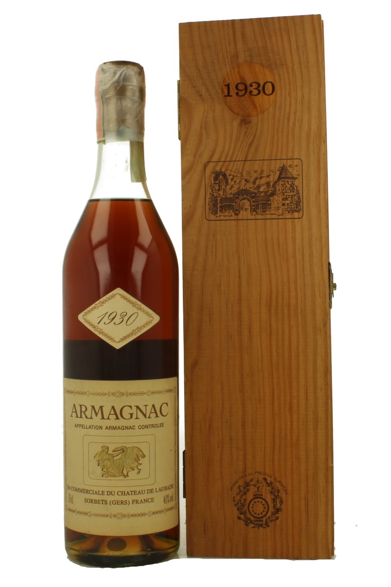 ARMAGNAC CHATEAU DE LAUBADE 1930 70cl 40% - Products - Whisky