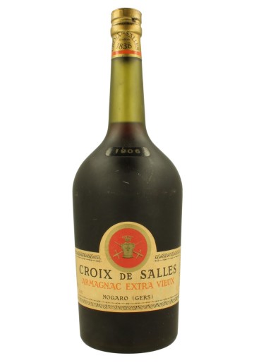 ARMAGNAC CROIX DE SALLES  EXTRA VIEUX  - MAGNUM 1906 140 CL 40 %