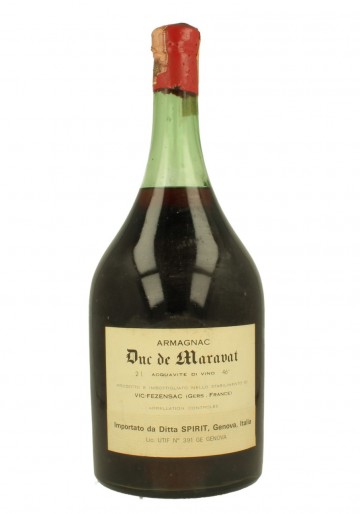 ARMAGNAC DUC DE MARAVAT  MAGNUM   200CL 46% BOTTLED IN THE 70'S 