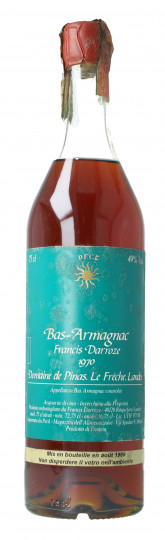 ARMAGNAC Francis Darroze 1970 1989 75cl 49%