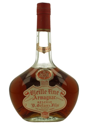ARMAGNAC GELAS  RESERVE  bot 60/70's  75cl 42%